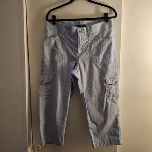 Lee Relaxed Fit Women's Sky Blue Cargo Pants